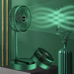 Folding Telescopic Floor Fan Summer Silent Desktop Direct  electric Fan For Office Bedroom School (random Color )
