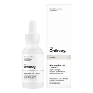 The Ordinary Niacinamide 10% + Zinc 1% Serum [30ml] | High-Strength Vitamin & Mineral Blemish Formula for Oil Control | Skin Brightening and Clear Radiant Complexion