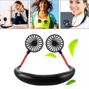 Neck Fan Adjustment Fan Hands-free Hanging Rechargeable Mini Sports Fans 3 Gears Wearable Sport Fan - Random Color 