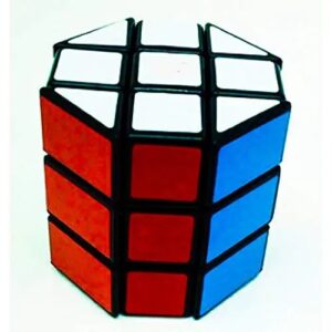 Jiehui Cube Octagonal Cylinder Magic Cube Puzzle IQ Brain 3x3 Barrel Spin Speed Cube Education Personalised Game Gift Toy (Multicolour)