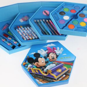 (NW000408) 46 Pcs Painting colour kit for kids, fun Disney/Cartoon character art set(random design color)