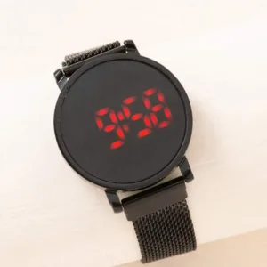 Digital Wrist Watch | Wrist Watch For Men | Wrist Watch For Boys | Wrist Watch For Kids | Best Quality Wrist Watch with Digital Display - Cell Operated Watch - Stainless Steel Watch ( Without Box )