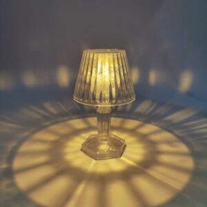 LED Night Light Crystal Diamond Table Lamp (cell operated)