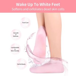 Moisturizing Socks Silicone Socks for Dry Cracked Feet Soft Gel Socks Foot Care Silicone Socks for Women Softening Calluses Repairing Rough Dry Feet Skin (copy)