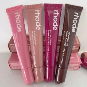 8 Colors Rhode Lip Care Series | Tinted Lip Balm | Lasting Moisturizing Blushes | Hydrated Lip Gel Oil | Pout Lips Long-acting Lip Treatment