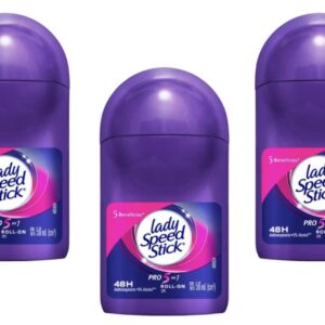 Pack Of 01 - Purple 5 in 1 Pro Lady Speed Stick Invisible Dry Power Antiperspirant Deodorant Roll-On, Fresh Fusion - 50ml