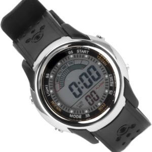 black Stylish Digital  Men's Sports Watch With Alaram & Light  (without box )