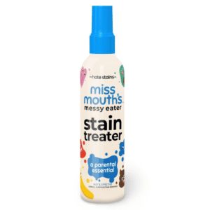 Miss Mouth's Messy Eater Stain Treater Spray - Stain Remover - Newborn & Baby Essentials - No Dry Cleaning Food, Grease, Coffee Off Laundry, Underwear, Fabric - 100ml (For every color)