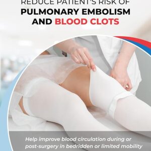 Anti-Embolism Knee High Stockings for Men & Women Light Compression Socks / Medical Orthopedic Support Stockings for Varicose Veins Edema Swelling Soreness Pain & Aches Medium