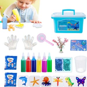 Handmade Water Toys Water Elf Set Ocean   - Magic Water Toy Kit - Shape Mold Handmade Water Elves Toy, Marine Life Creature Toys for Kids