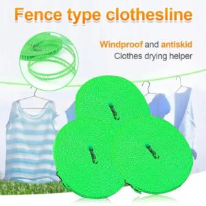 Plastic Cloth Hanging Rope Clothesline - 5 Meters (Random Color)