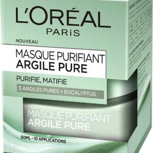 L'Oréal Paris Pure Clay Purifying Face Mask – 50g | Deep Clean & Mattify