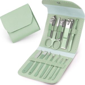 12 pcs Manicure Pedicure Kit - Care From Home - Best Quality Manicure Pedicure Kit (Random Color)