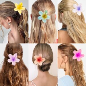 1 Pc - Flower Hair Clip Colorful Hair Band For girls & Women