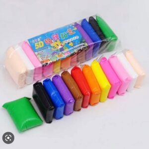 5D New 12 Colors Dough Playdough Polymer Clay DIY Toy Super Light Clay