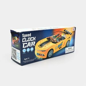 Speed clock car | ELECTRIC CAR WITH LIGHT & MUSIC FOR KIDS