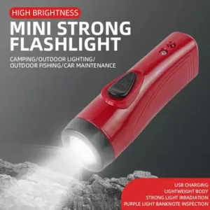 Mini Rechargeable LED Torch Light Brightness Flashlight LED Torch Light Emitting