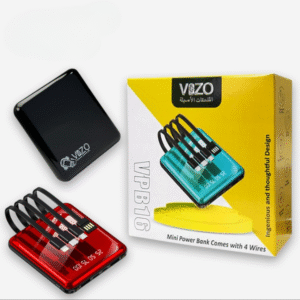 VPB16 – 10,000mAh Compact Power Bank | Vizo VP 16TH Power Bank | Mobile Phone Power Bank - Android Power Bank - Random Color