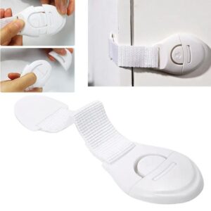Baby Safety Cabinet Lock Latch Kit, Cupboard Lock Child Safety, Baby Proofing Drawer Locks, Baby Kids Toddler Safety Fridge Drawer Door Cabinet Cupboard Locks (1PCS)