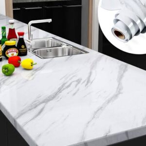 white Marble Sheet Marble Sheet for Kitchen - Anti Oil and Heat Resistant Wallpaper White Marble Sheet