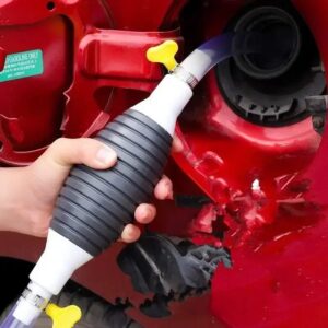 Multipurpose Liquid Transfer Pump | Portable Manual Oil, Water, Fuel Hand Transfer Pump - 5 ft (random color )