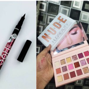 18 Colors Eyeshadow Palette + 36H Eyeliner Marker Deal