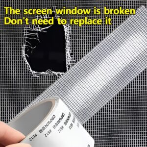 Mesh Roll Tape Window Screen Repair Patch | Keep Mosquitoes Out with Our Anti-Insect, Self-Adhesive Mesh Patch Tape - 2 meter