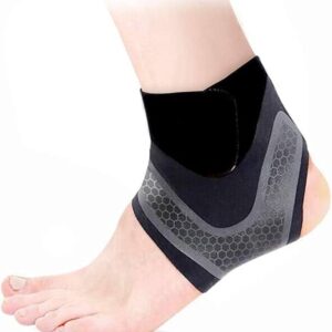 1 Pcs Right Foot Breathable Ankle Brace for Sprained Ankle,Stabilize Ligaments,Prevent Re Injury for men & women with Adjustable Wrap