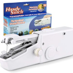 Handy Stitch – Portable Cordless Sewing Machine for Quick Repairs on All Fabrics | Best Quality Sewing Portable Machine