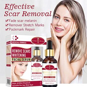 AICHUN BEAUTY Scar Removal Facial Serum Pimples Stretch Marks Face Moisturizing Body Remove Scars Kojic Acid Vitamin E 30ml