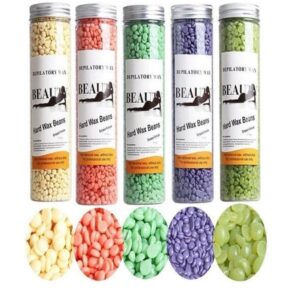 Hair Removing Hard Beans Wax Painless Beauty Wax Beans for All Skins Wax Beans for Face Body Legs - 1 Pc (random color)
