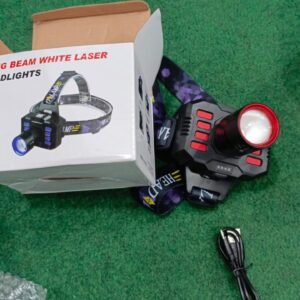 Headlamp Rechargeable Powerful Head Lamp with Built-in Battery Outdoor Camping Headlight Head Flashlight Head Light