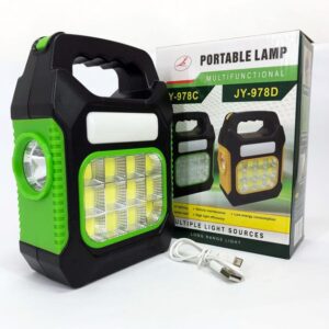 Solar Camping Lantern with Power Bank Function, JY-978D / Portable Rechargeable Lantern (Random color)