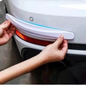 Car Bumper Protector Strip Guard Corner Protection Strips Scratch Auto car Anti Collision Car Corner Bumper (Color White)