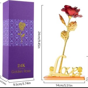 24k Golden Rose | Rose Gift Box