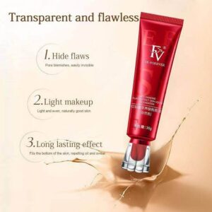 FV Liquid Foundation Full Coverage Waterproof Long Lasting Makeup Matte Finish Concealer Tube Foundation