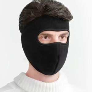 Winter Cycling Face Mask Windproof Men Women For Skiing Snowboarding Motorcycle - Random Color (Without Visor)