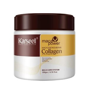 Karseell Hair Mask Collagen Treatment Cream – Argan Oil & Maca Essence, 6.76 fl.OZ 500ml (200g)