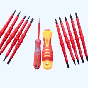 23 in 1 Insulated Screwdriver Set Slotted Screwdriver Bits Kit With Tester Pen Electricians Hand Tools - Tool Set
