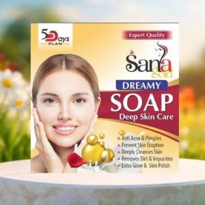 Pack of 07 - Sana Gold Magic Soap | Powerful Herbal Formula | Guaranteed Results | Best Quality Soap For Skin Care