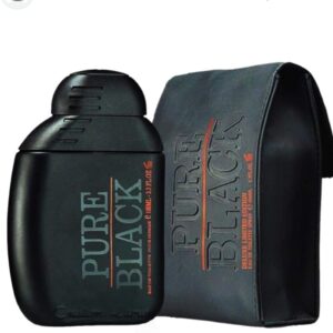 Pack of 1 - Creation Lamis Pure Black Eau de Toilette Spray for Men, Bold and Masculine Fragrance, 3.4 Fluid Ounces – Long-Lasting Scent – Premium Designer-Inspired Cologne - 100ml