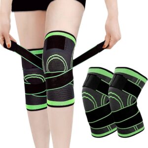 1 Pc Knee Support Patela Belt Elastic Bandage Tape Sport Strap Straps Knew Pad Protector Band For Knee Brace (random color)