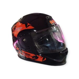 Stylish Helmet for Motorcycle Use Safety with Style | Upper Graphics: Random