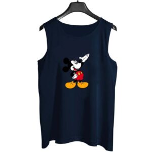 Mickey Mouse Sando tank top for Men Workout Tank top gym shirts for men | Sleeve-Less Shirt