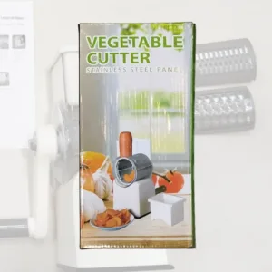 Vegetable Cutter Stainless Steel | Manual Vegetable Cutter Slicer & Grater | Multi-Functional Kitchen Gadget ( Random Color )
