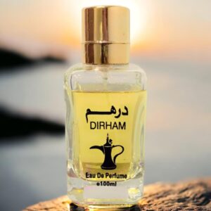 Dirham Gold - EAU De Perfum, Oriental Fragrance, long-lasting, Sandalwood (Men and Women) Unisex Eau de Arabian Perfume 100 ml