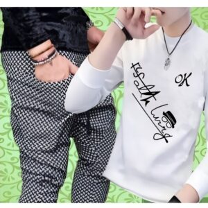 Men's Printed Tracksuit T-Shirt & Trouser Set – Summer Collection | Stitched Suit For Men's & Boys | Best Quality Stitched Suit | Tracksuit | Tracksuit For Casual Wear | Tracksuit Full Sleeves T Shirts
