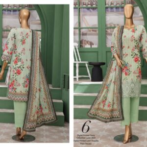 ✨ VIVARI  ✨ 3 Piece  Luxury Lawn Digital Printed Chickenkari Lawn Shirt/ Luxury Digital Printed  Pure Lawn/Unstitched Suit New Collection For Womens