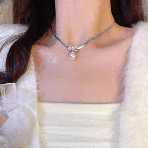 Elegant Korean Know Shape Pearl Pendent |   Knot Pearl Necklace Party Jewelry Gifts Accessories for Women