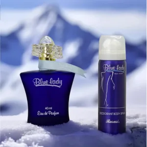 Combo Pack Blue Lady sellon Perfume & Deo Spray  40ml Perfume body spray 50 ml)
